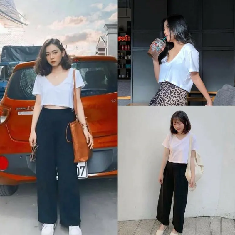 Bật mí 10 mẫu áo thun croptop và cách phối đồ năng động