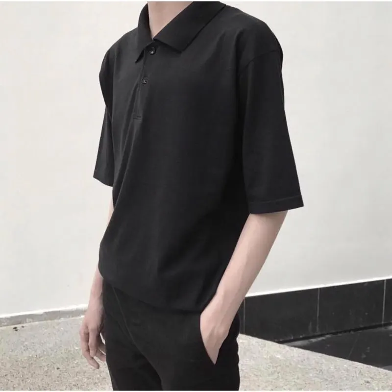 Áo thun oversize polo tay lỡ